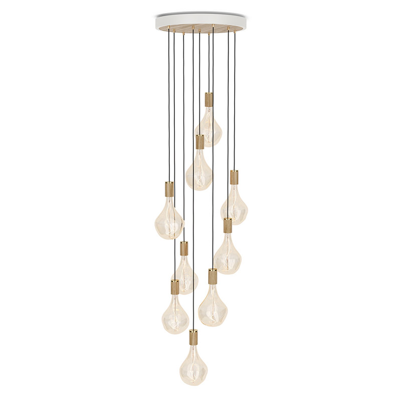 Voronoi II 9 - Light Pendant, Oak