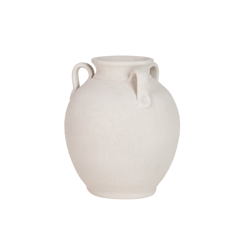 Ceramic / Porcelain Table Vase, White