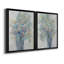 Bouquet I - ensemble de 2 impressions encadrées sur toile-1319605134-1319605136