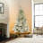 Snowy Flocked Tree Artificial Christmas Tree with Lights with Storage Bag-102099223