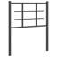 Vidaxl Metal Replace Headboard Black 75 Cm-97619264