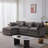 Modular 3 Seater with Ottoman-918396608
