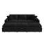 Canapé-lit modulaire Brunella Corduroy-592591229