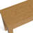 Natural Wood Console Table With Diamond Pastoral Pattern Inlay Design, Concealed Handle Drawer Sofa Table Entryway Table-966848269