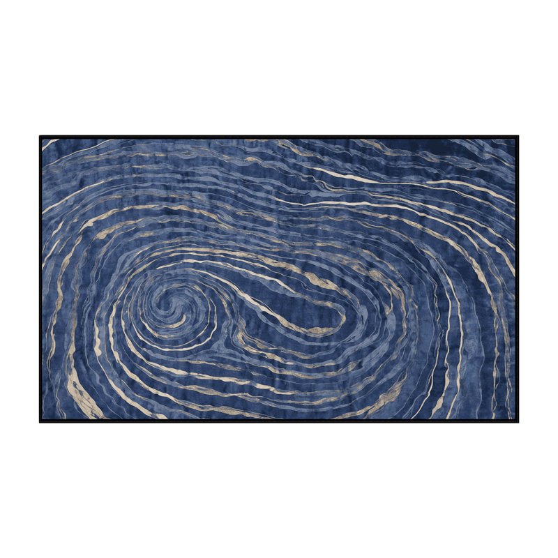 Machine Washable Gray Area Rug, Rectangle 6' x 9'