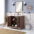 36 " W Freestanding Standard Free Standing Single Double With Quartz Top