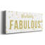 Art textuel fabuleux sur toile-1358481167