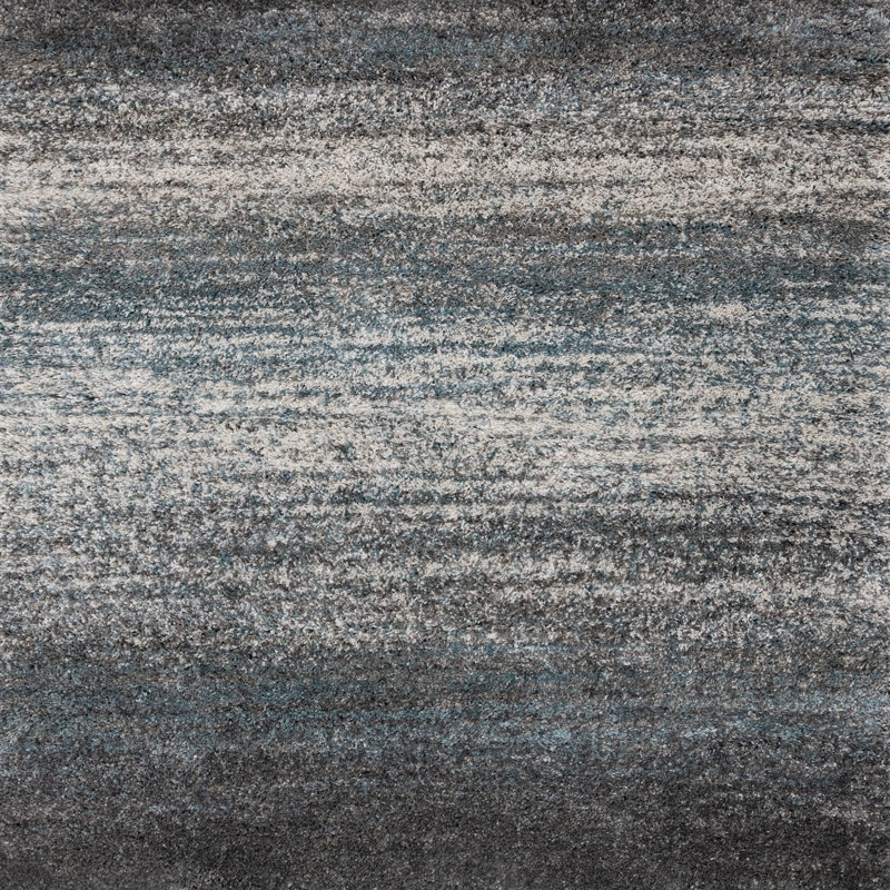 Smoak Performance Abstract Indoor Rug, Square 3'11"
