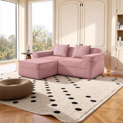 Canapé modulaire avec repose-pieds Cloud-Like