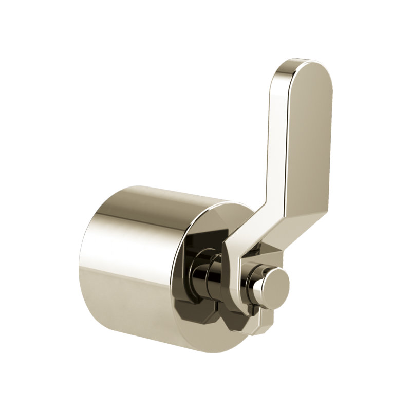 Litze® 3-Function Diverter Trim, Polished Nickel, Industrial Lever