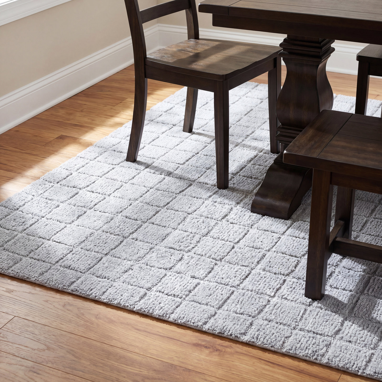 Gilligan Hand-Tufted Geometric Wool Rug, Rectangle 8' x 10'