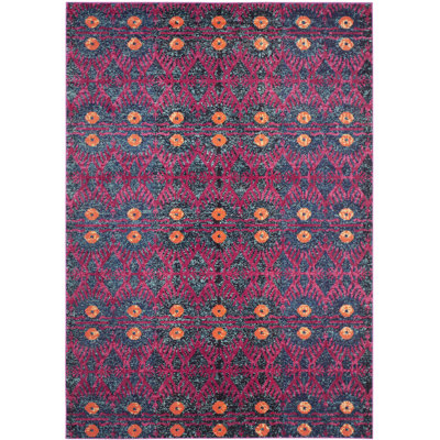 Tapis rose Isabea Ikat