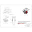 4 Inch Polyurethane Caster Set with Roller Bearings and Brake/Swivel Lock SCC|SCC-30CS420-PPUR-TLB-BSL-4