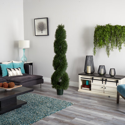 Double Pond Cypress Spiral Topiary UV Resistant (Indoor/Outdoor)