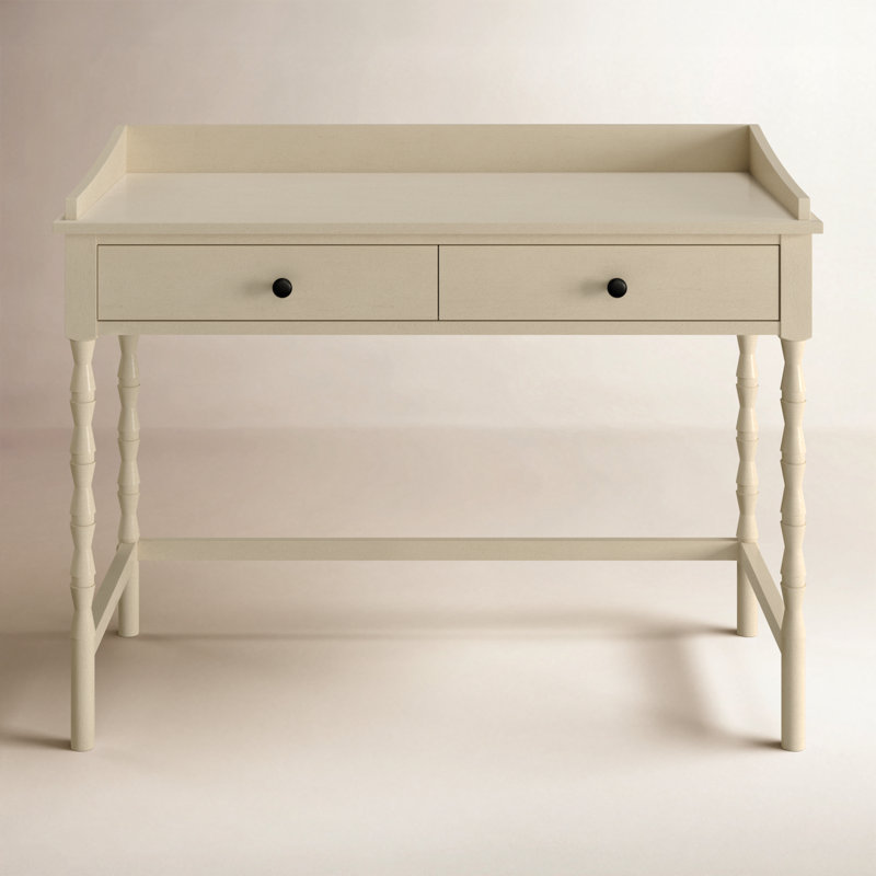 Mia Writing Desk with Drawers, Sand