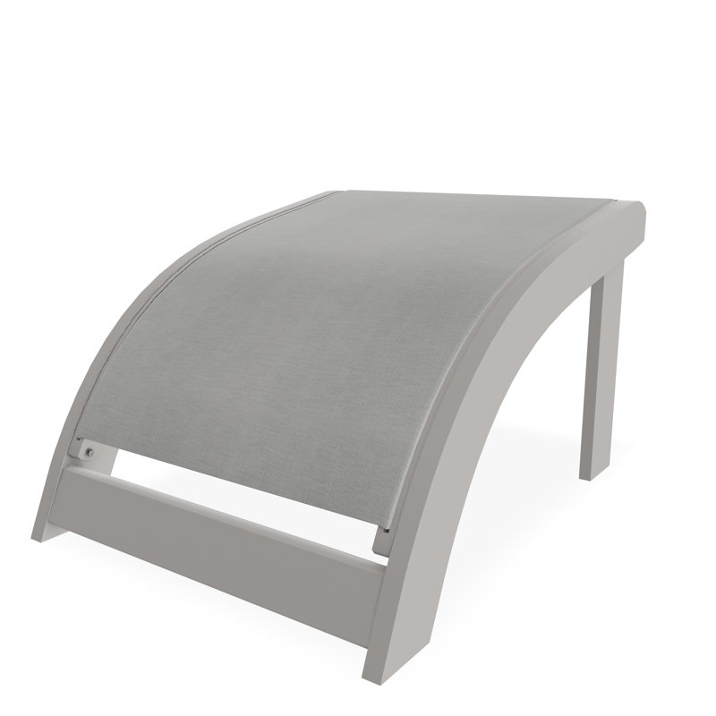 Repose-pieds Adirondack en polymère de qualité marine, Alliage Sunbrella®, Gris chaleureux