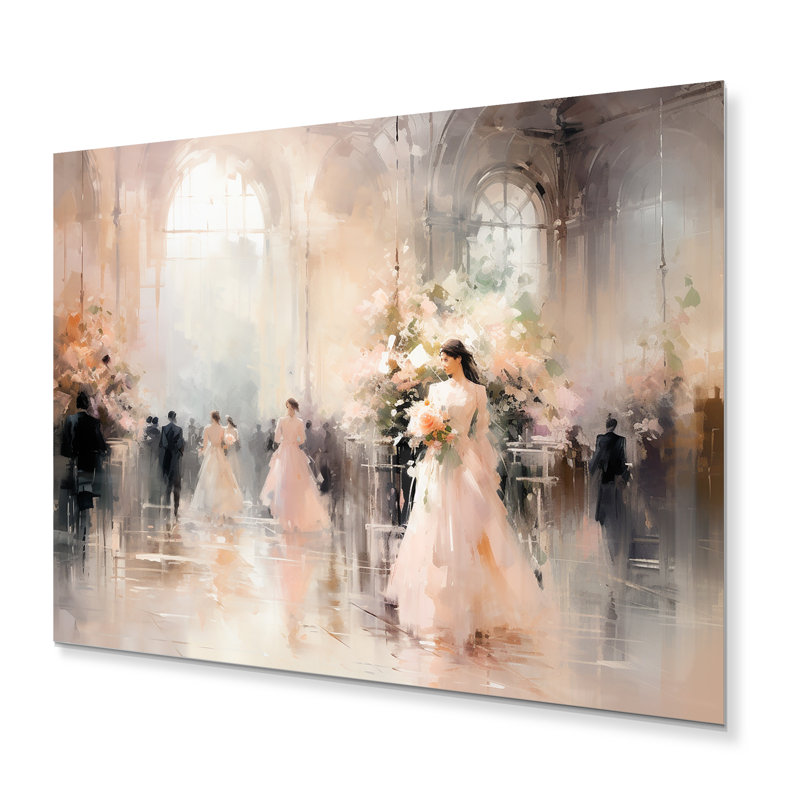 Fashion Impressionist Elegance IV - Impression sur cadre sans cadre, H 16 po x l 32 po x P 1 po