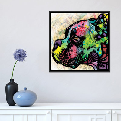 «Profile Boxer Deco», impression sur toile tendue