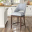 Tabouret de comptoir pivotant Jillian-936381200