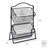 Gourmet Basics By Mikasa Grid 2-Tier Basket, Black/Wire