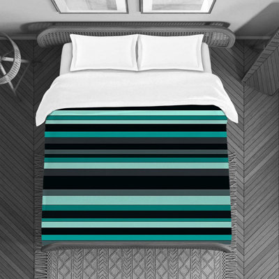 Polyester Striped Duvet Cover