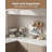 Acrylic Cabinet Shelf Organizer Set Of 4, Large Kitchen Counter Spice Rack For Pantry Storage, Stackable And Expandable Shelf Organizer For Cabinets