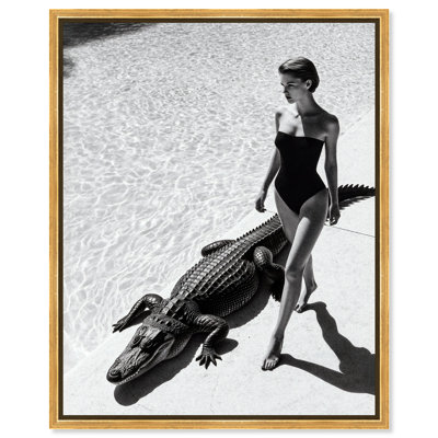 Reptilian Elegance II Print by Oliver Gal