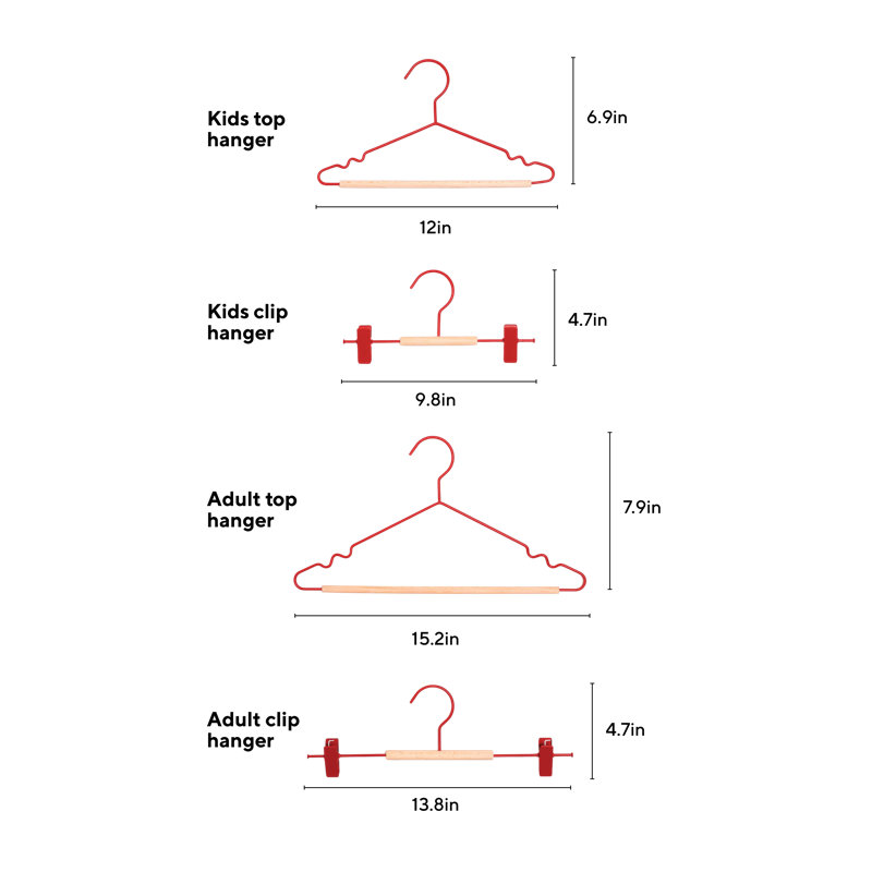 Adult Top Hangers, Poppy