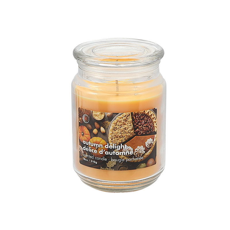 Autumn Leaves Scented Jar Candle