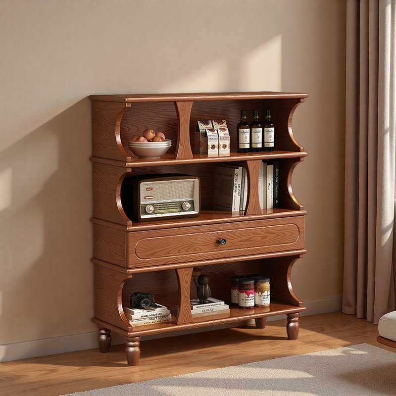 Multifunctional Home Sideboard, Walnut