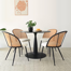 Atwater Upholstered Rattan Side Chair