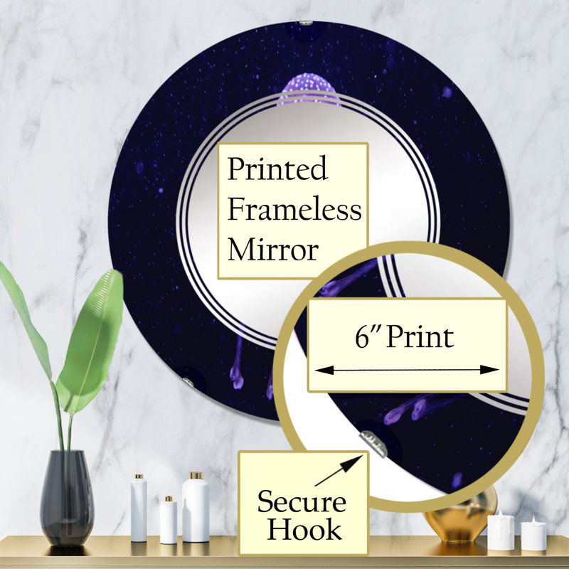 Miroir de salle de bain sans cadre, 32 po x 32 po