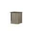 Table d'appoint, table de chevet, table de chevet avec porte d'armoire de 40,6 cm de large