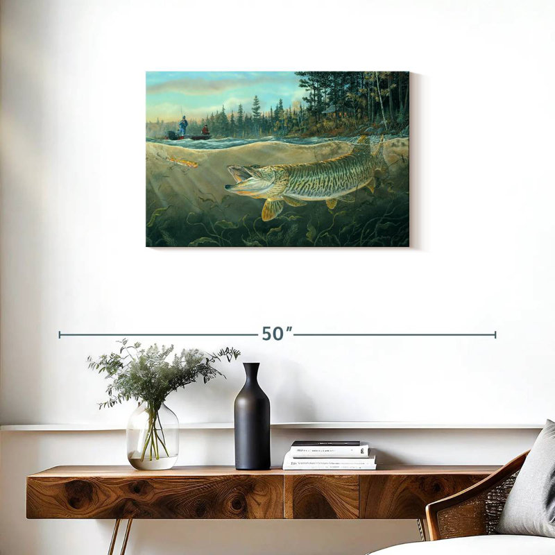 Brampt Muskie Bay, 20" H x 30" W
