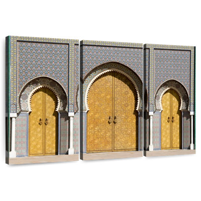 Portes de palais Lilie au Maroc