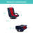 Alba 360-Degree Swivel Gaming Floor Chair w/ Armrest Handles, Foldable Adjustable Back-1386136371