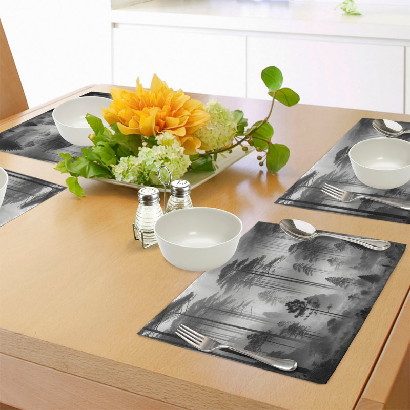 Ensemble de 4 napperons Ambesonne