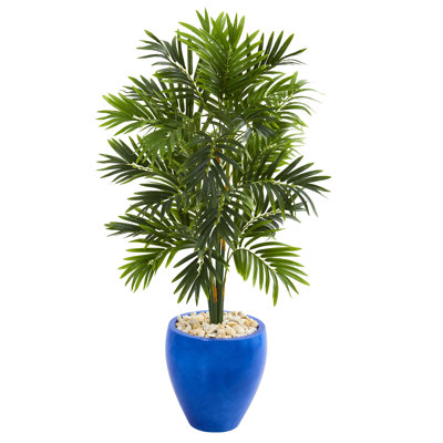 48'' Faux Palm Tree in Ceramic Planter