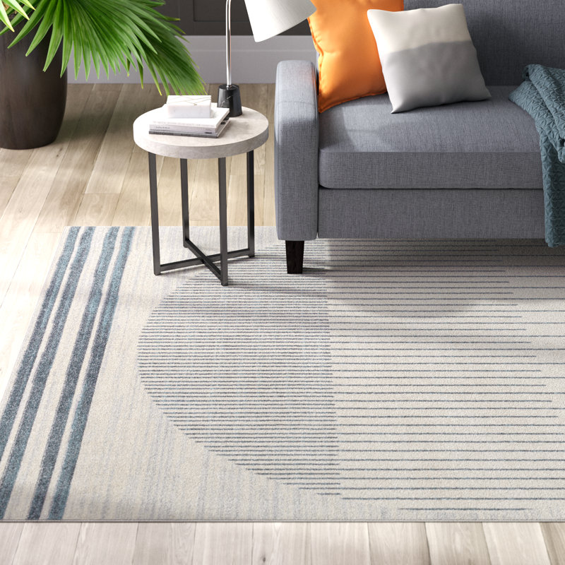 Apsara Machine Washable Polyester Area Rug, Rectangle 7'10" x 10'2"