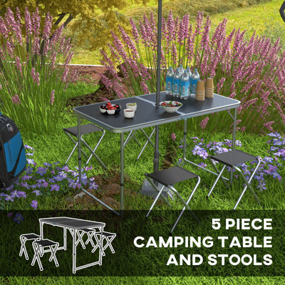 Champale Patio Dining Set with Rectangular Table