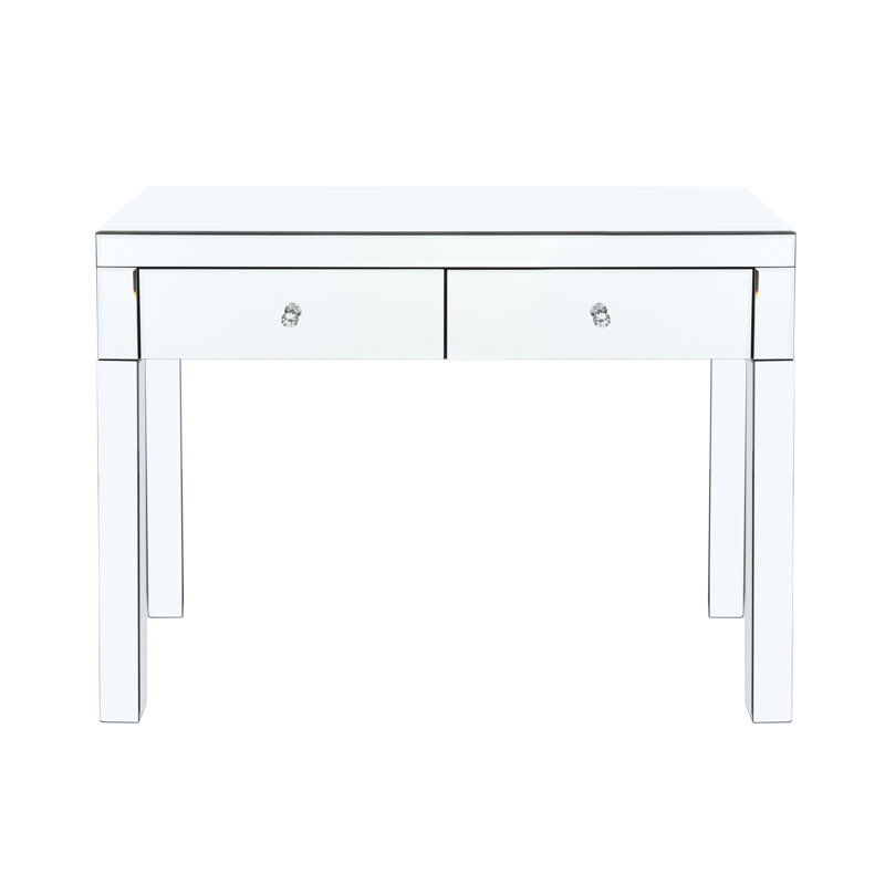 Bureau spacieux pour la chambre à coucher avec miroir et tiroirs - Espace de travail moderne 2