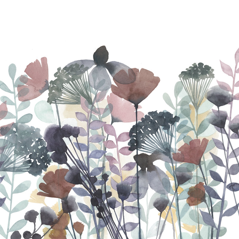 Winsome Flora I by Grace Popp - Wrapped Canvas Painting, 51cm H x 51cm W  