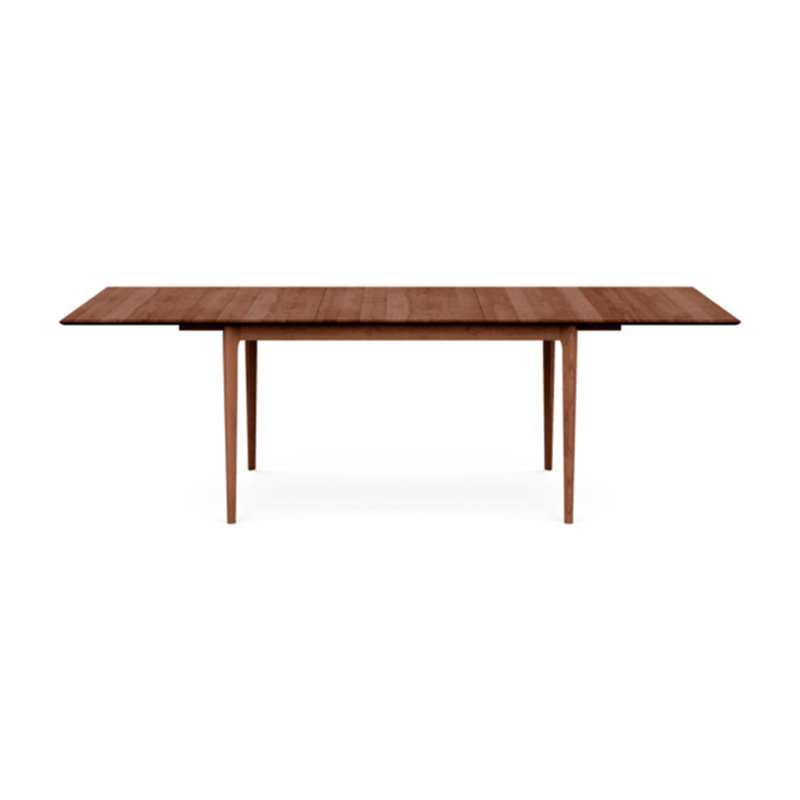 Sarah Four Leg Extension Table, Cognac Cherry, 42" W x 96" L