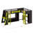 L-Shaped Wooden Gaming Bed Frame With RGB LED Lights-1590309805