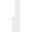 Grand lit blanc avec tablette de rangement pratique - Conforme aux exigences quotidiennes