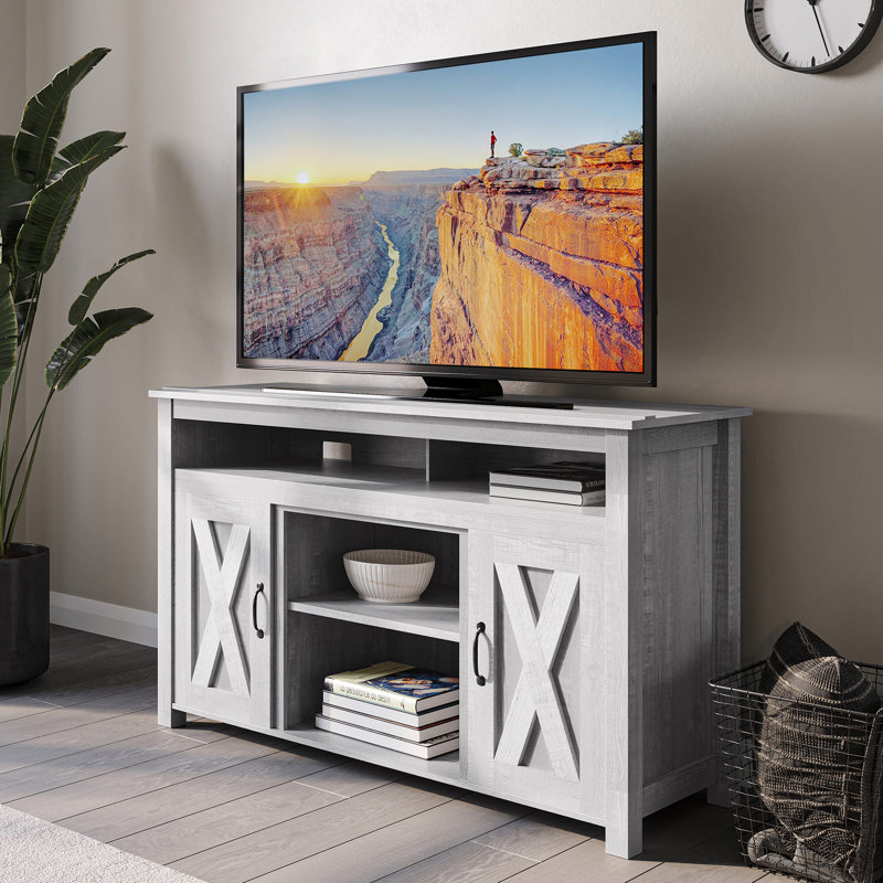 Bolton 47.65'' W TV Stand Media Console, Stone Grey