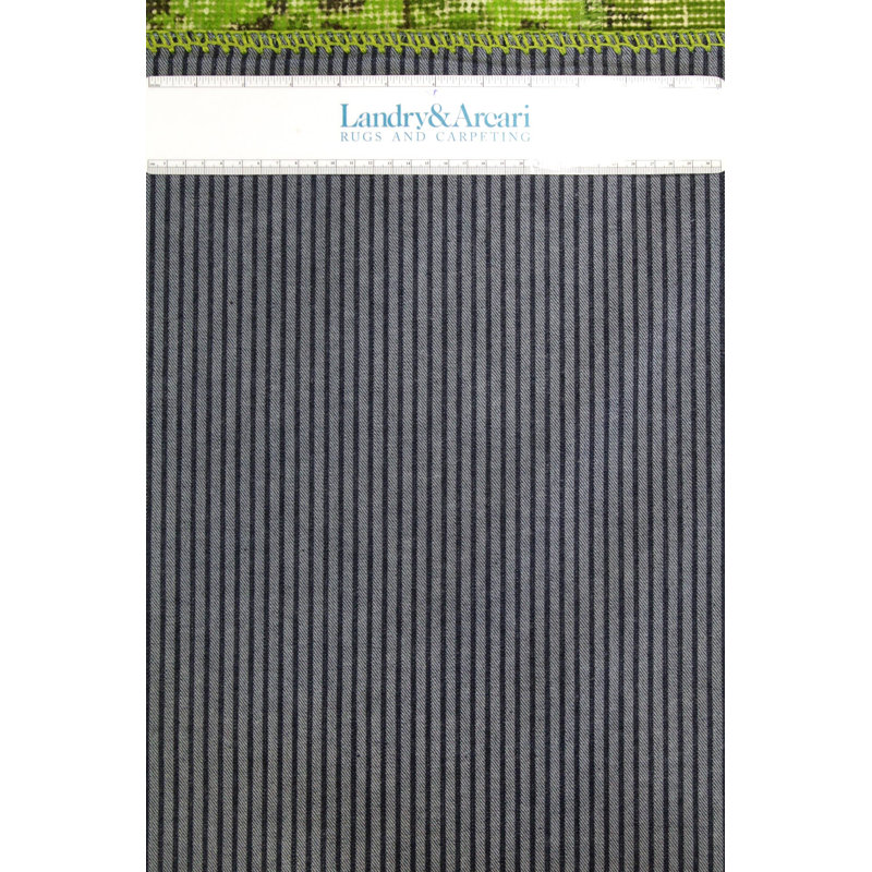 Tapis vert / gris 8 pi 3 po x 11 pi 6 po Overdye One-of-a-Kind