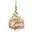 Flow 3-Light Twist Pendant - Baguette/Natural Rattan