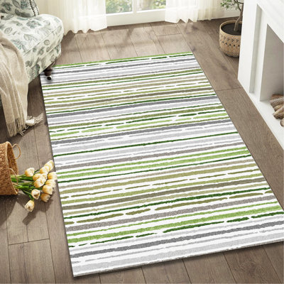 Tapis décoratif antidérapant intérieur et extérieur lavable