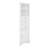 Triangular Tall Corner Cabinet With 3 Drawers And Adjustable Shelf Storage